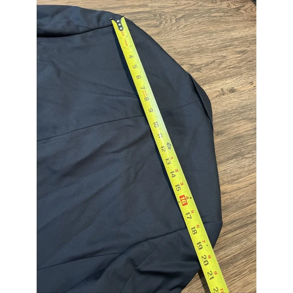 Charles Tyrwhitt Classic Fit Super 110's Wool Suit In Navy Blue Size 42R 36